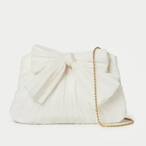 Loeffler Randall Rayne Pearl Bow Clutch